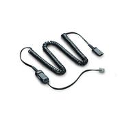 POLY Câble HIC-10 (783S2AA): Câble de connexion directe, connecteurs RJ-9 mâle vers mâle, noir, dimensions colis 135x100x50mm, poids 121g