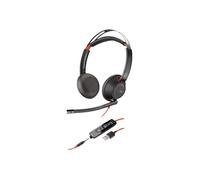 POLY Casque Plantronics Blackwire 5220 USB A - Filaire - Design Par dessus l'Oreille - Stéréo - Supra-aural - USB Type A, Mini Jack