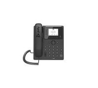 POLY Téléphone multimédia professionnel CCX 350 pour Microsoft Teams et compatible PoE