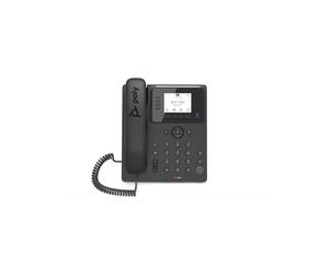 POLY CCX 350 Téléphone IP Microsoft Teams 2.8" LCD 640x480 Gigabit Ethernet PoE USB-C RJ-45/RJ-9 Codecs Audio multiples