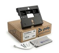 Poly CCX 400 Support mural pour téléphone de bureau uniquement, ajustement précis sécurisé pour stations de travail et zones communes plus propres, accès facile, partie 85W89AA, 2200-49703-001