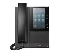POLY Téléphone multimédia professionnel CCX 505 pour Microsoft Teams et compatible PoE