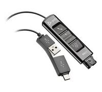 Poly Carte son DA85 Adapt+Control USB-A/USB-C QD pour casque EncorePro