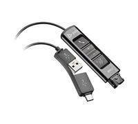 Poly DA85 - Câble pour casque micro - USB, 24 pin USB-C mâle pour Déconnexion rapide mâle - 1.3 m - pour OMEN 40L by GT21-1026nd; Poly DA70, DA75,