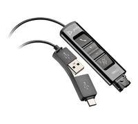 Poly DA85 - Cordon pour casque QD double connexion USB-A et USB-C