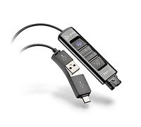 Poly Adaptateur USB-A/C vers QD DA85-M – Contrôle Teams – Compatible TAA – Noir