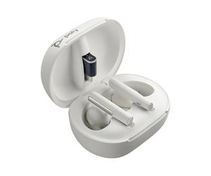 POLY Écouteurs True Wireless Voyager Free 60/60+ Blanc, certifiés Microsoft Teams, référence 8L5B0AA, Compatibilité POLY Voyager Free 60/60+ (2 pièces)