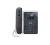 Poly Edge E220 - Téléphone VoIP avec ID d'appelant/appel en instance - (conférence) à trois capacité d'appel - SIP, SDP