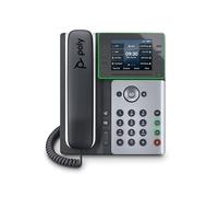 HP Téléphone IP Poly Edge E320 – PoE, Bluetooth, conférence 3 voies, SIP – Bleu nuit/Blanc