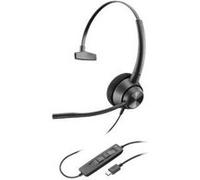 Plantronics EncorePro 310 USB-C Casque Monaural léger USB-C, pour ordinateur, avec perche micro flexible et réduction des bruits parasites