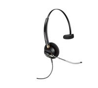 POLY EncorePro 510V : Micro-casque Monaural Filaire (USB-C/3.5mm), Microphone Boom Omnidirectionnel 20-16000Hz, Oreillette Supra-aurale, SoundGuard DIGITAL