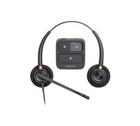HP POLY EncorePro 520 On-Ear Wired Headset - Black - Skype for Business Certified, UC Certified