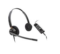 POLY EncorePro 525 Casque Binaural USB-A Certifié Microsoft Teams, Microphone Boom Omnidirectionnel, Supra-Aural, 5.6mm, 74g