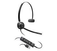 Poly EncorePro 545 - EncorePro 500 series - micro-casque - sur-oreille - convertible - filaire - USB-A - noir - Certifié pour Skype for Business