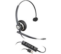 POLY Encorepro HW715 Casque Avec fil Arceau Bureau/Centre d'appels Noir, Argent - Neuf