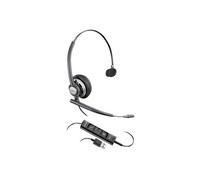 POLY Encorepro HW715 Casque Avec fil Arceau Bureau/Centre d'appels Noir, Argent