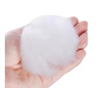 Poly-Fil original, farce pour animaux en peluche - Rembourrage à haute élasticité et rembourrage en polyester,Rembourrage d'oreiller respirant, notions et fournitures de couture pour bricolage, courte