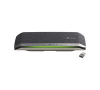 Poly - Haut-parleur intelligent Poly Sync 40+ Bluetooth (Plantronics) - Espaces de travail flexibles -Connexion à un PC/Mac via Dongle inclus et via Bluetooth pour les smartphones, Zoom (certifié)