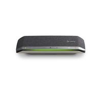 Poly - Kit mains libres intelligent Poly Sync 40 (Plantronics) - Espace de travail flexible - Connexion à un PC/Mac via un câble USB-A/USB-C et à des smartphones via Bluetooth