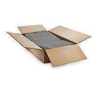 Poly-Lina Chsa 1219 x 1575 Lot de 100 Sacs pour Poubelle à roulettes Noir 15 kg