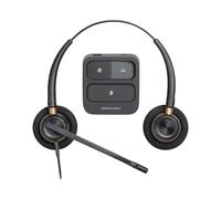 POLY Micro-casque Binaural EncorePro 520, Connectivité Filaire USB, SoundGuard DIGITAL, Microphone Boom Omnidirectionnel 20-16000 Hz