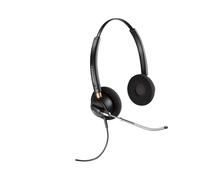 POLY Micro-casque Binaural EncorePro 520V VoiceTube Quick Disconnect, Connecteur 3.5mm, Réduction Bruit, Micro Omnidirectionnel 20-16000Hz