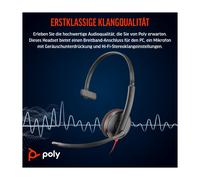 Poly Micro-casque Blackwire 3210 monaural USB-C + adaptateur USB-C/A