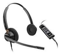 Poly - Micro-Casque EncorePro 525-M USB-A et USB-C (Plantronics) - Protection auditive Acoustique - Boutons de Mise en Attente et de Prise d'appel - Optimisé pour Teams - Binaural