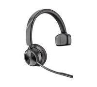 POLY Micro-casque Serre-tête Savi 7310 DECT Monaural 1.88-1.9 GHz, Microphone Boom 100-6800 Hz, Autonomie 13h, 120g, Base Incluse