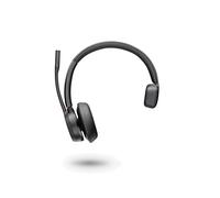POLY Micro-casque Voyager 4310 UC Mono Bluetooth 5.1 USB-A, Portée 91m, Autonomie 24h, Certifié Microsoft Teams, Dongle BT700, Noir, 77Y91AA
