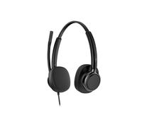 Poly Micro-casque Mission 425 sur-oreille filaire Suppresseur de bruit actif USB-A/USB-C noir