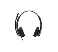 Poly Mission 425 - Mission 400 Series - micro-casque - sur-oreille - filaire - Suppresseur de bruit actif - USB-A, USB-C - noir - certifié Zoom,