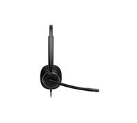 Poly Mission 425 - Mission 400 Series - micro-casque - sur-oreille - filaire - USB-C, USB-A - noir - certifié Zoom, Certifié pour Microsoft Teams,