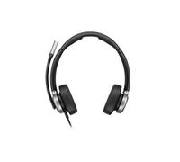 Poly Mission 625 - Mission 600 Series - micro-casque - sur-oreille - filaire - USB-C, USB-A - noir - Certifié pour Microsoft Teams, Works With