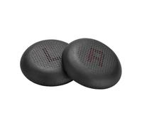 POLY - Paire de couvre-oreillettes en similicuir noir pour casque Voyager 4300 (Réf: 783R5AA)