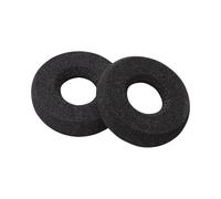 POLY - Paire d'Oreillettes de Remplacement Noires pour Casque Savi 7300 en Similicuir