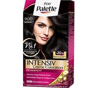 Poly Palette Lot de 3 tubes de coloration intense 900 noir niveau 3 (3 x 115 ml)