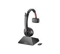 HP Poly Savi 8210 Monaural DECT 1880-1900 MHz Top +Charging Cradle Kopfh?rer Kabelgebunden Handgef?hrt B?ro/Callcenter Schwarz (8Y9C3AA#ABB)