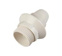 Poly Pool Douille Culot E14, semifilettato, 2 embouts blanc
