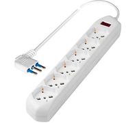 Poly Pool Multiprise avec 6 prises 1,5 m Câble et interrupteur de sécurité, PP2515.2