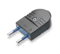 Poly Pool PP0455.1X Prise mobile 10 A 2 P Norme italienne Petite Made in Italy Noir