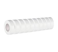 Poly Pool PP0517.10 10 rouleaux de ruban isolant 19 x 25 mm Blanc