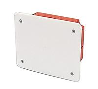 Poly Pool PP0586 Boîte de dérivation à encastrer avec Couvercle, Dimensions Ext. 119 x 96 x 45 mm, Blanc, LARGHEZZA 11,9 CM