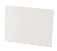 Poly Pool PP0590.1 Couvercle pour boîte de dérivation à encastrer (à Utiliser pour Code PP0590), avec vis de Fixation, Blanc, LARGHEZZA 19,8 CM