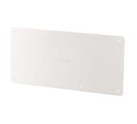Poly Pool PP0591.1 Couvercle pour boîte de dérivation à encastrer (à Utiliser pour Code PP0591) avec vis de Fixation, Blanc, LARGHEZZA 29,6 CM