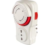 Poly Pool PP1408 Adaptateur secteur Type L (IT) Type L (IT) Type F Rouge, Blanc