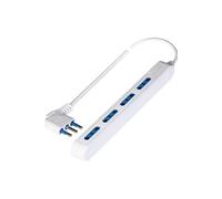 Poly Pool pp2522 prise multiple spaziozero avec fiche 16 à grand et 4 prises bivalentes 1,5 m Câble Blanc Blanc G