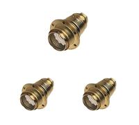 POLY POOL - PP3461X Support de lampe mural à douille E14 - Support de lampe à douille E14 avec pinces à ressort et contacts en laiton - Support de lampe à douille en plastique Made in Italy (Lot de 3)