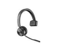 Poly Savi 7210 Office - Savi 7200 Series - micro-casque - sur-oreille - DECT - sans fil - noir