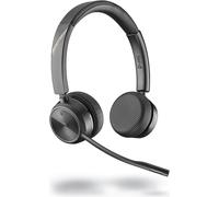 Poly Savi 7220 Wireless DECT Stereo Black Headset Compatible with Phones (casque stéréo sans fil DECT noir compatible avec les téléphones)